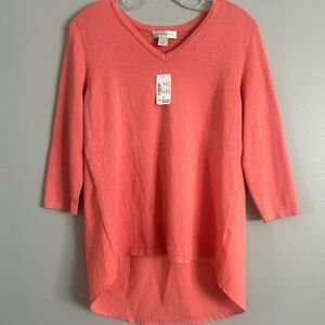 Christopher & Banks | Salmon Blouse
